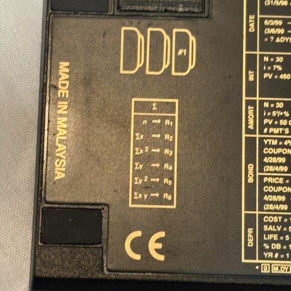 Vtg 80s Hewlett Packard HP 12C Business Financial Calculator Working - Picture 7 of 7